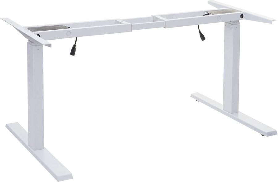 MCW Frame -D40 variabel tafelframe voor bureau elektrisch in hoogte verstelbaar Geheugen 29kg ~ wit