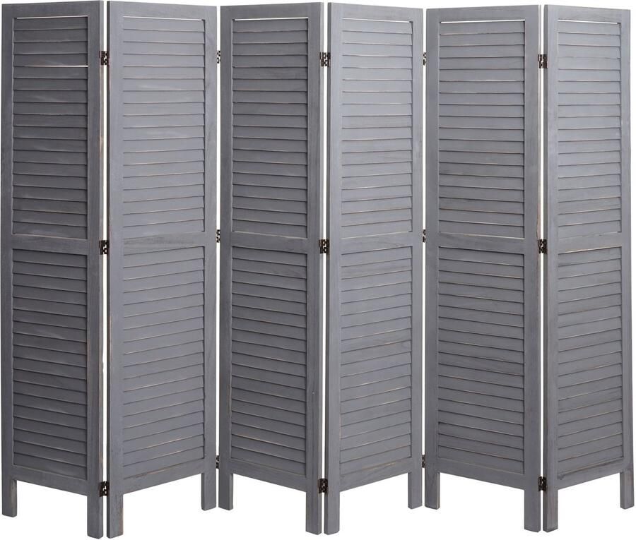 MCW Kamerscherm -G30 privacyscherm shabby look 170x240cm ~ grijs