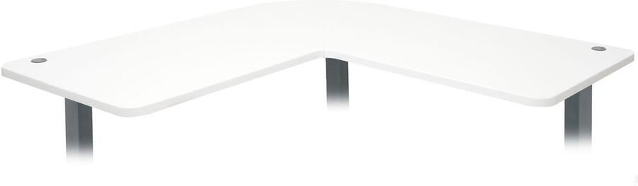 MCW Tafelblad -D40 voor hoekbureau bureaublad 90° MVG-gecertificeerd ~ wit