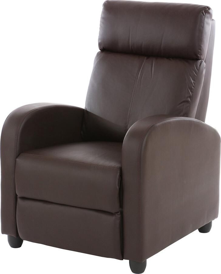 MCW TV fauteuil Denver kunstleer ~ bruin