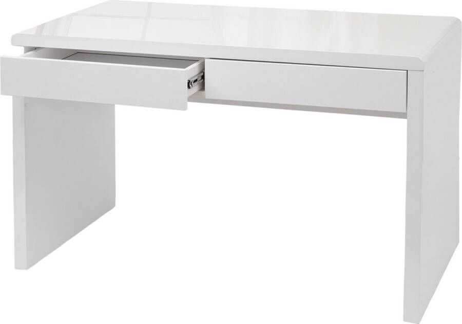 MCW Toilettafel -G51 Toilettafel Cosmeticatafel Hoogglans Wit ~ 120x60cm