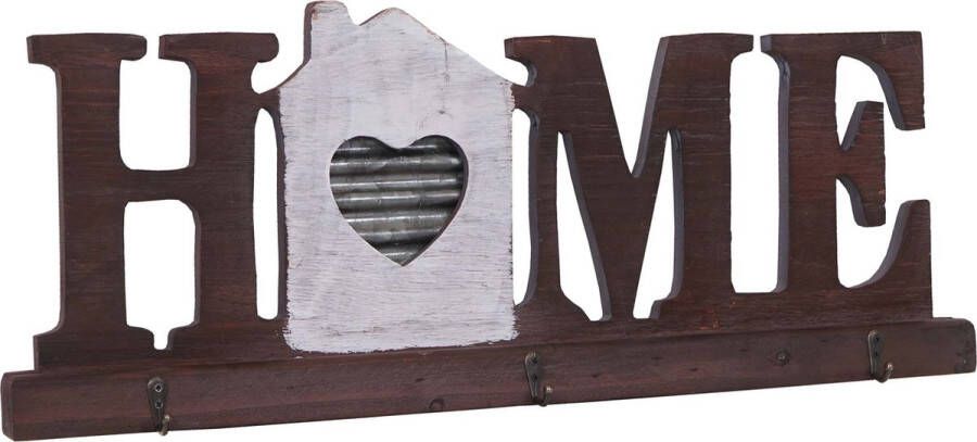MCW Wandkapstok -A91 Home kapstokpaneel landhuis hout metaal