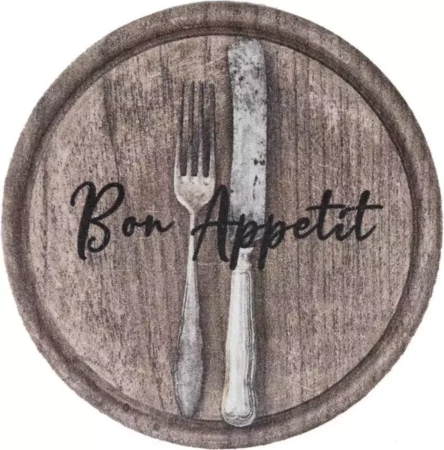 MD-Entree Keukenloper Cook&Wash Bon Appetit Wood 67 cm Ø