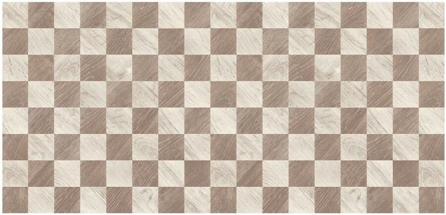 MD-Entree Design mat Universal Chess Beige Vloerkleed Met antislip Machine wasbaar- Vocht absorberend Hoge dichtheid 600gr m2 67 x 150 cm