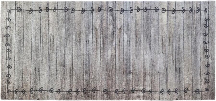 MD-Entree Design mat Universal – Love Wood – Vloerkleed – Met antislip Machine wasbaar- Vocht absorberend Hoge dichtheid 600gr m2 67 x 150 cm