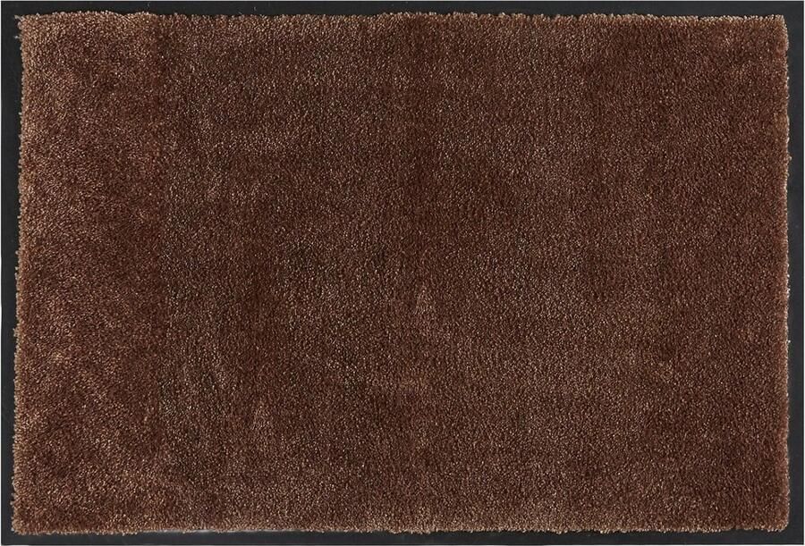 MD-Entree Deurmat Schoonloopmat – Soft&Clean- 40 x 60 cm – Amber – Vloerkleed – Met antislip Machine wasbaar Vocht absorberend Hoge dichtheid 600gr m2