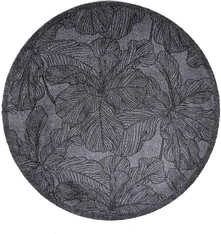 MD-Entree Vloerkleed Universal Floral Anthra 100 cm Ø - Foto 1