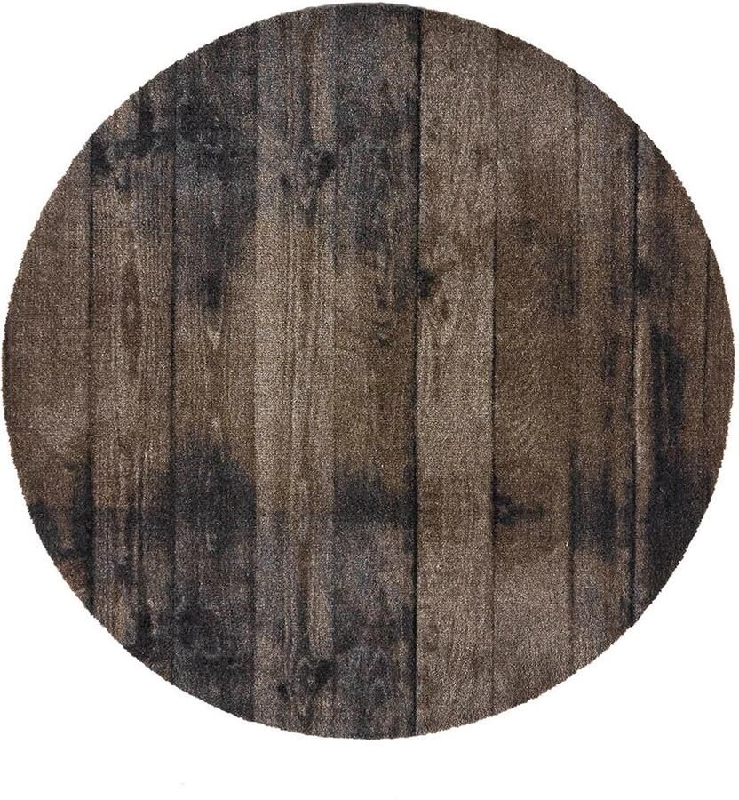 MD-Entree Vloerkleed Universal Wood Brown 100 cm Ø