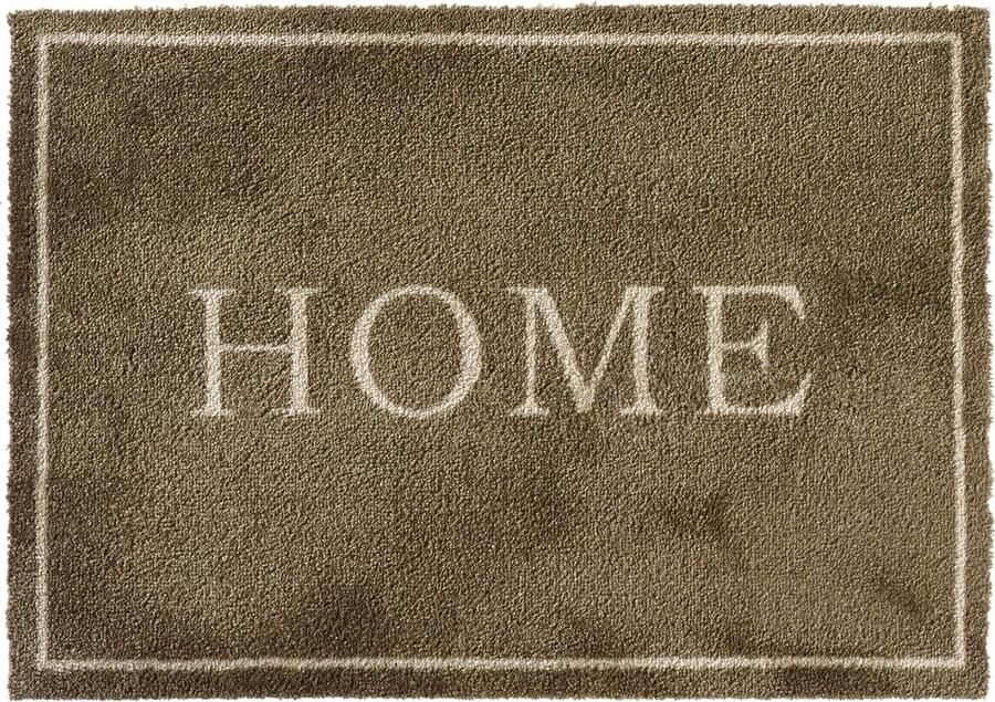 MD -Entree vloerkleed deurmat Soft&Deco home taupe 50 x 70 cm