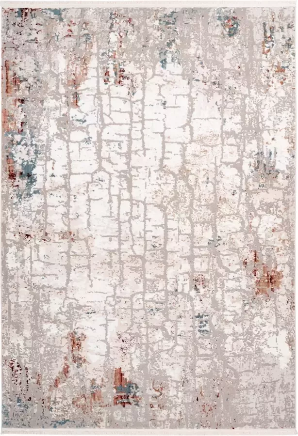 Me Gusta Vloerkleed akropolis 125 grijs zalmkleurig 80 x 150 cm