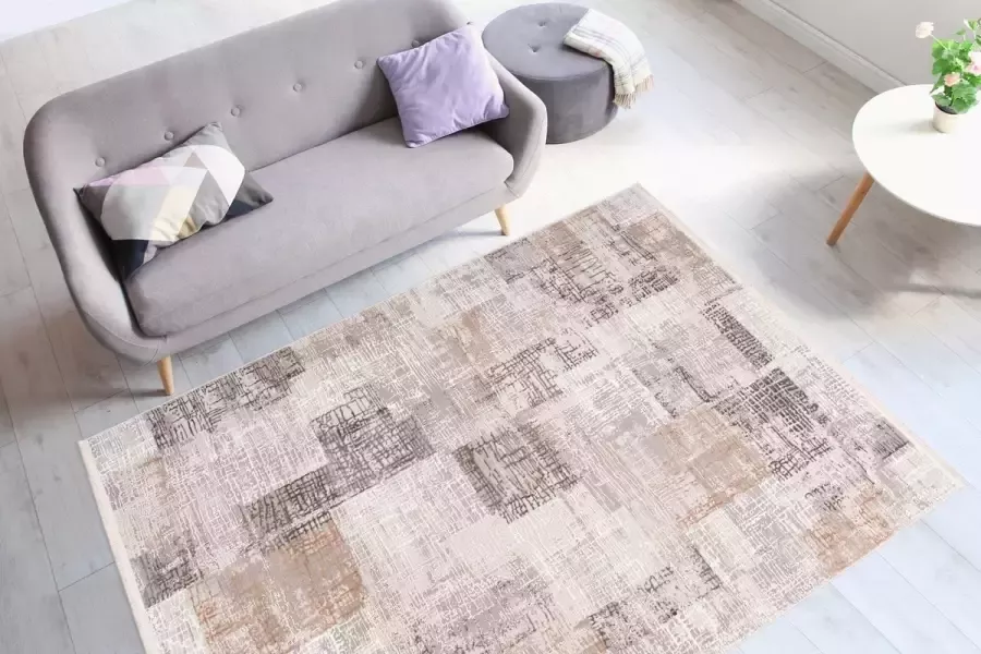 Me Gusta Vloerkleed akropolis 425 grijs zilver 80 x 150 cm