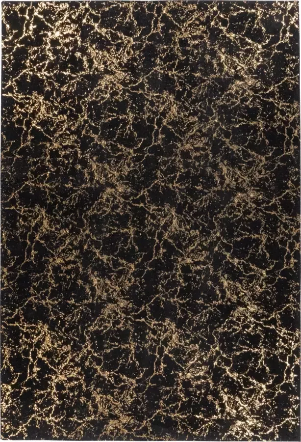 Me Gusta Vloerkleed bijou 225 zwart goud 80 x 150 cm