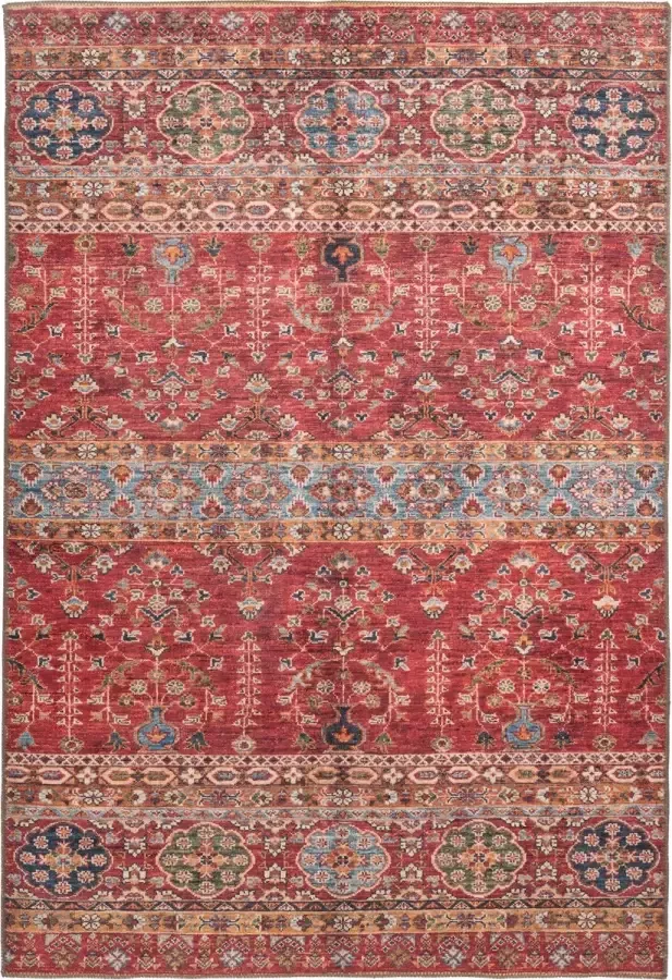 Me Gusta Vloerkleed faye 325 meerkleurig rood 150 x 230 cm