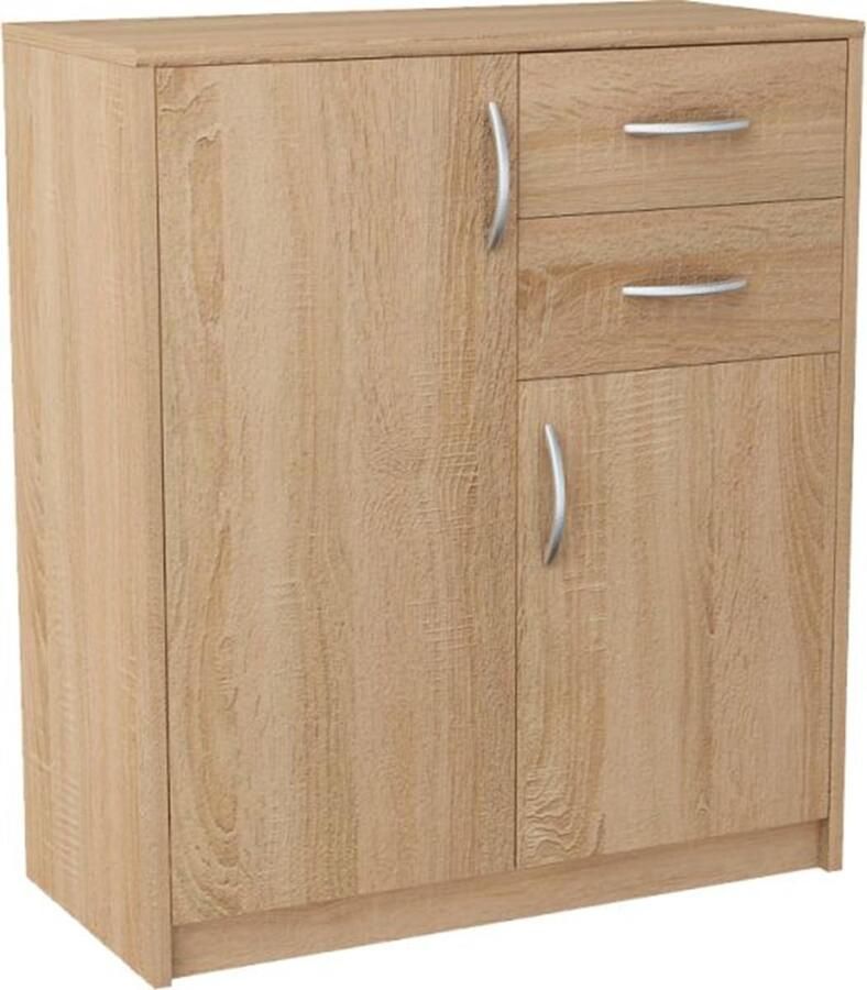 Meble Bestseller Kast 2D2S OAK SONOMA laden boekenkast plank