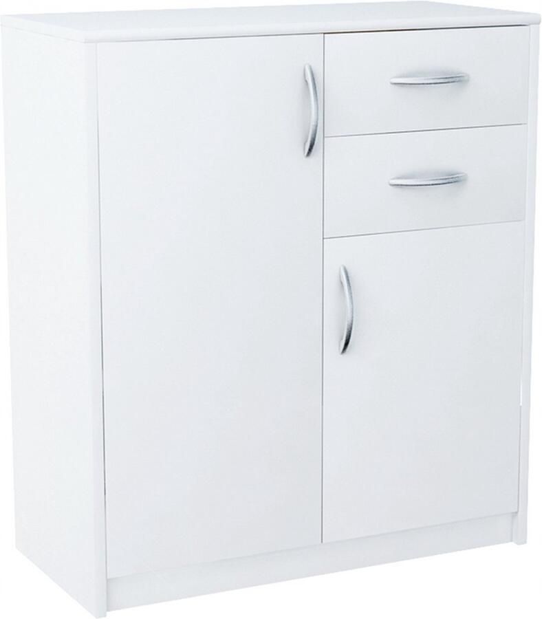 Meble Bestseller Kast 2D2S WIT laden boekenkast plank