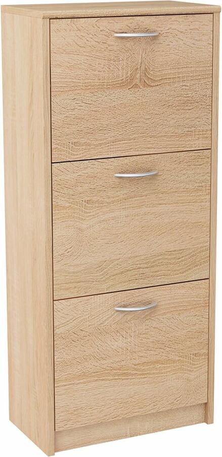 Meble Bestseller Schoenenkast 3S SONOMA eiken schoenenrek plank