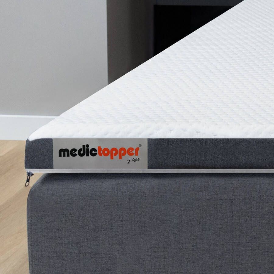 Premium Topper Matras 180x200 cm Traagschuim Topper Top Matras 180 x 200 Matrastopper Topmatras & Oplegmatras Verkoelende Topdekmatras & Topmatrassen Topping Matelas voor Boxspring Bed Afritsbaar & Wasbaar 30 Dagen Proefslapen - Foto 5