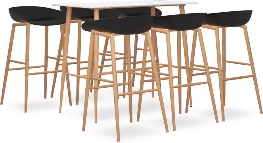 Medina 7-delige Barset wit en zwart