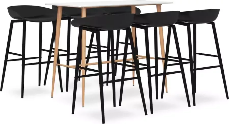 Medina 7-delige Barset wit en zwart