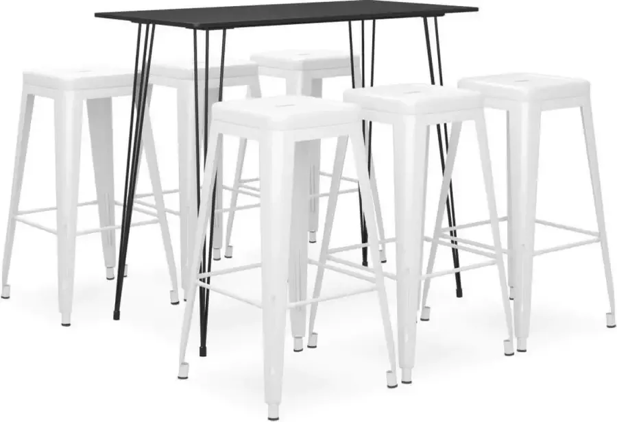 Medina 7-delige Barset zwart en wit