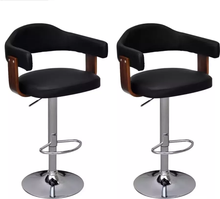 Medina Barkrukken 2 st gebogen hout