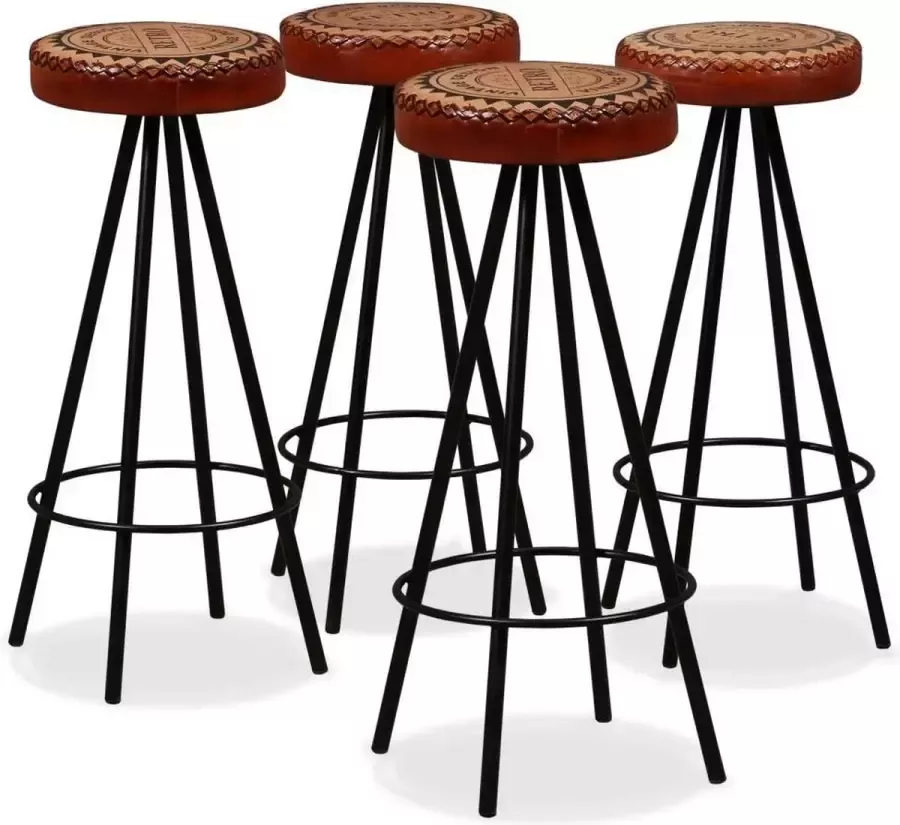 Medina Barkrukken 4 st echt leer