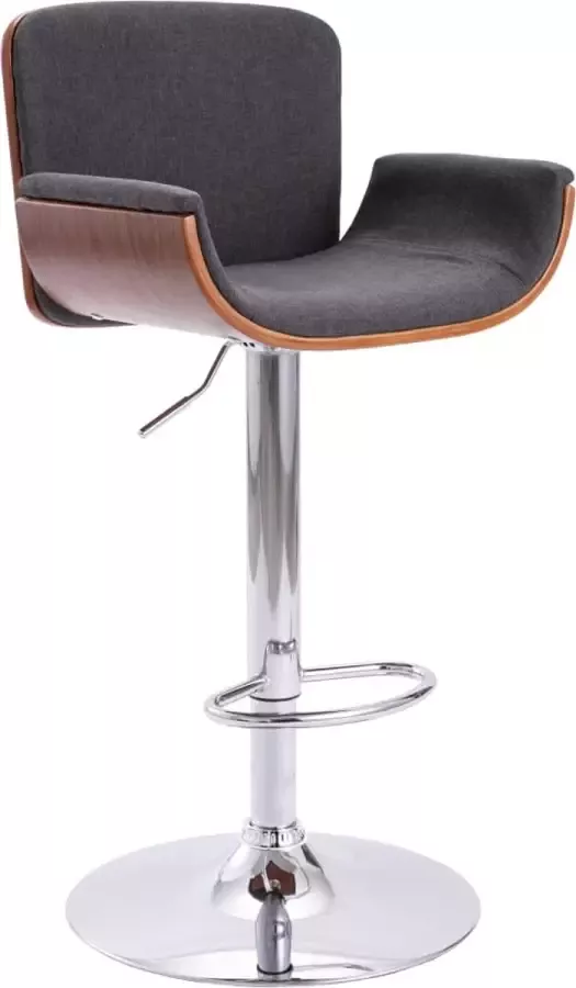 Medina Barstoel stof grijs