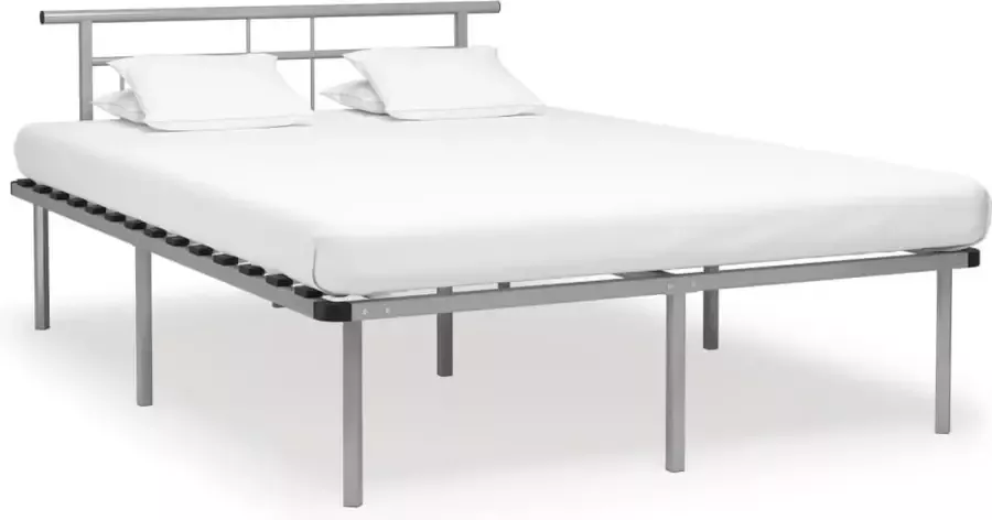 Medina Bedframe metaal grijs 140x200 cm