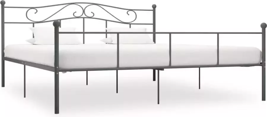Medina Bedframe metaal grijs 180x200 cm