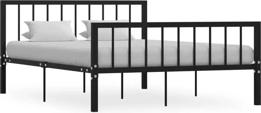 Medina Bedframe metaal zwart 140x200 cm