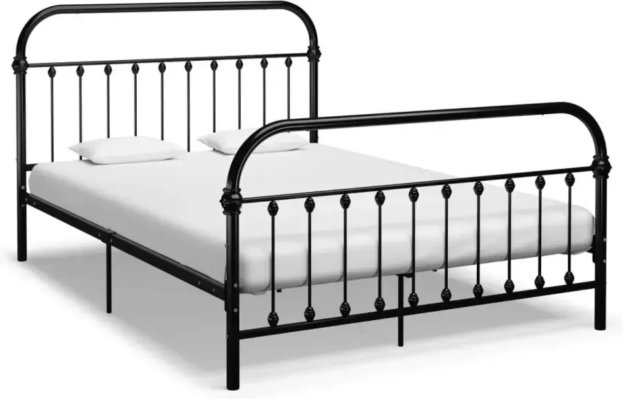 Medina Bedframe metaal zwart 160x200 cm