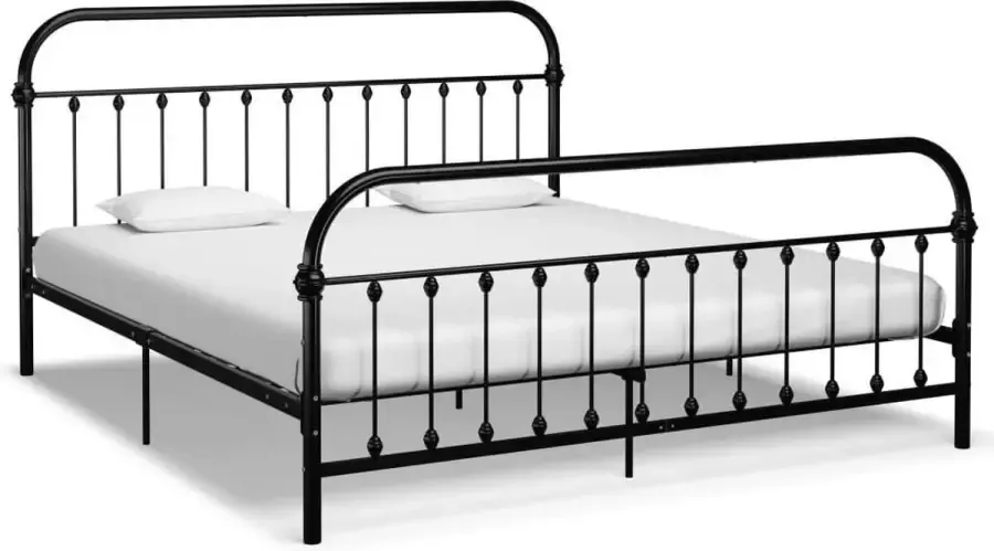 Medina Bedframe metaal zwart 180x200 cm