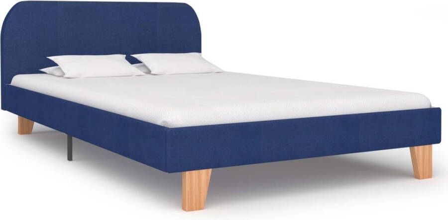 medina Bedframe stof blauw 120x200 cm