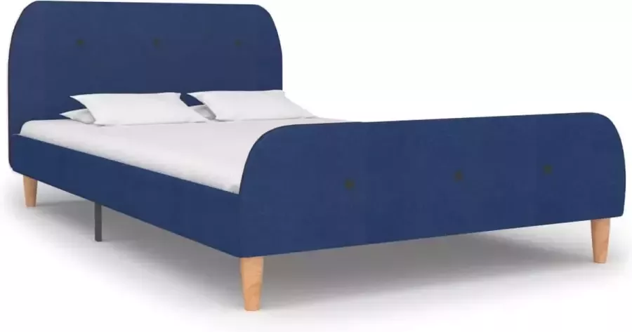 Medina Bedframe stof blauw 120x200 cm