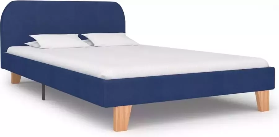 Medina Bedframe stof blauw 120x200 cm