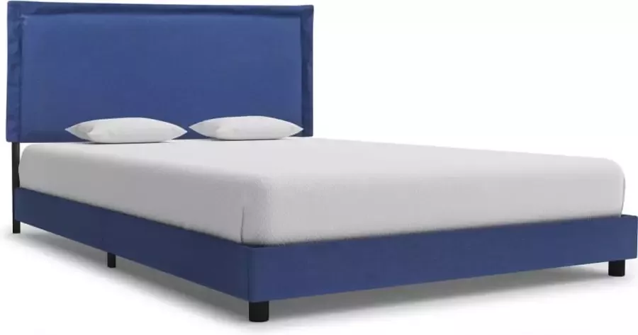 Medina Bedframe stof blauw 140x200 cm