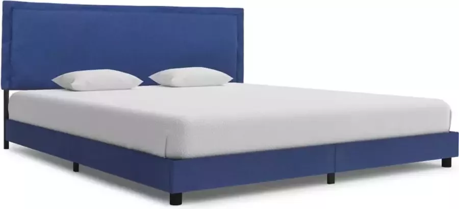 Medina Bedframe stof blauw 180x200 cm