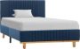 Medina Bedframe stof blauw 90x200 cm - Thumbnail 2