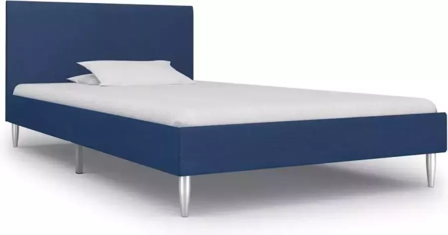Medina Bedframe stof blauw 90x200 cm