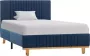 Medina Bedframe stof blauw 90x200 cm - Thumbnail 1