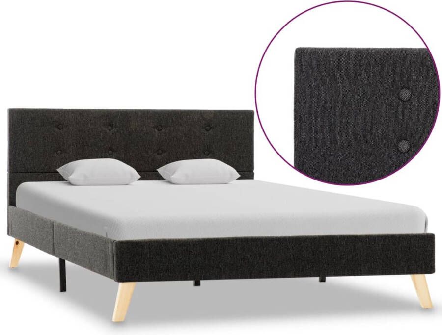medina Bedframe stof donkergrijs 120x200 cm
