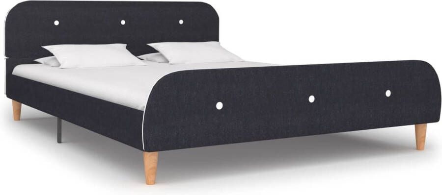medina Bedframe stof donkergrijs 140x200 cm