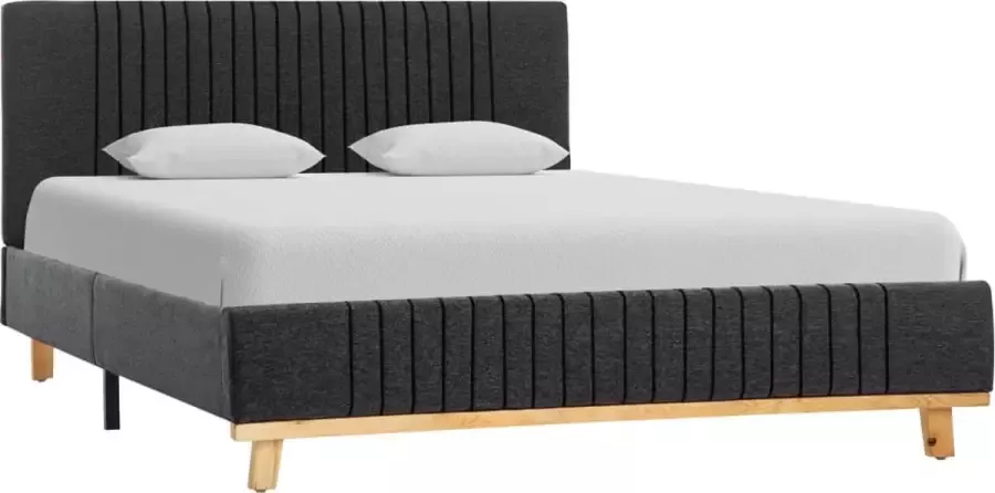 Medina Bedframe stof donkergrijs 140x200 cm