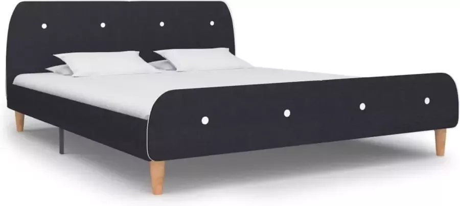 Medina Bedframe stof donkergrijs 160x200 cm