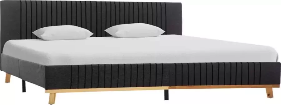 Medina Bedframe stof donkergrijs 180x200 cm