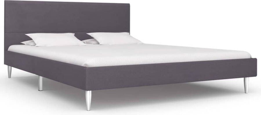 medina Bedframe stof grijs 140x200 cm