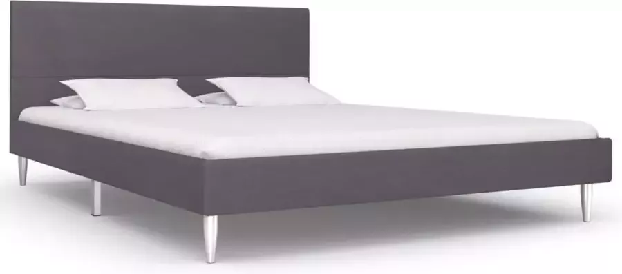 Medina Bedframe stof grijs 160x200 cm