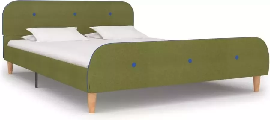 Medina Bedframe stof groen 140x200 cm