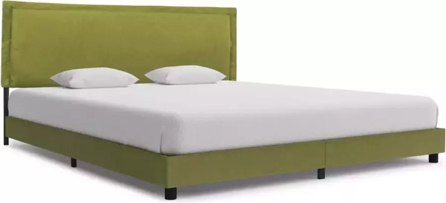 Medina Bedframe stof groen 160x200 cm