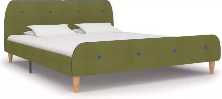 Medina Bedframe stof groen 180x200 cm